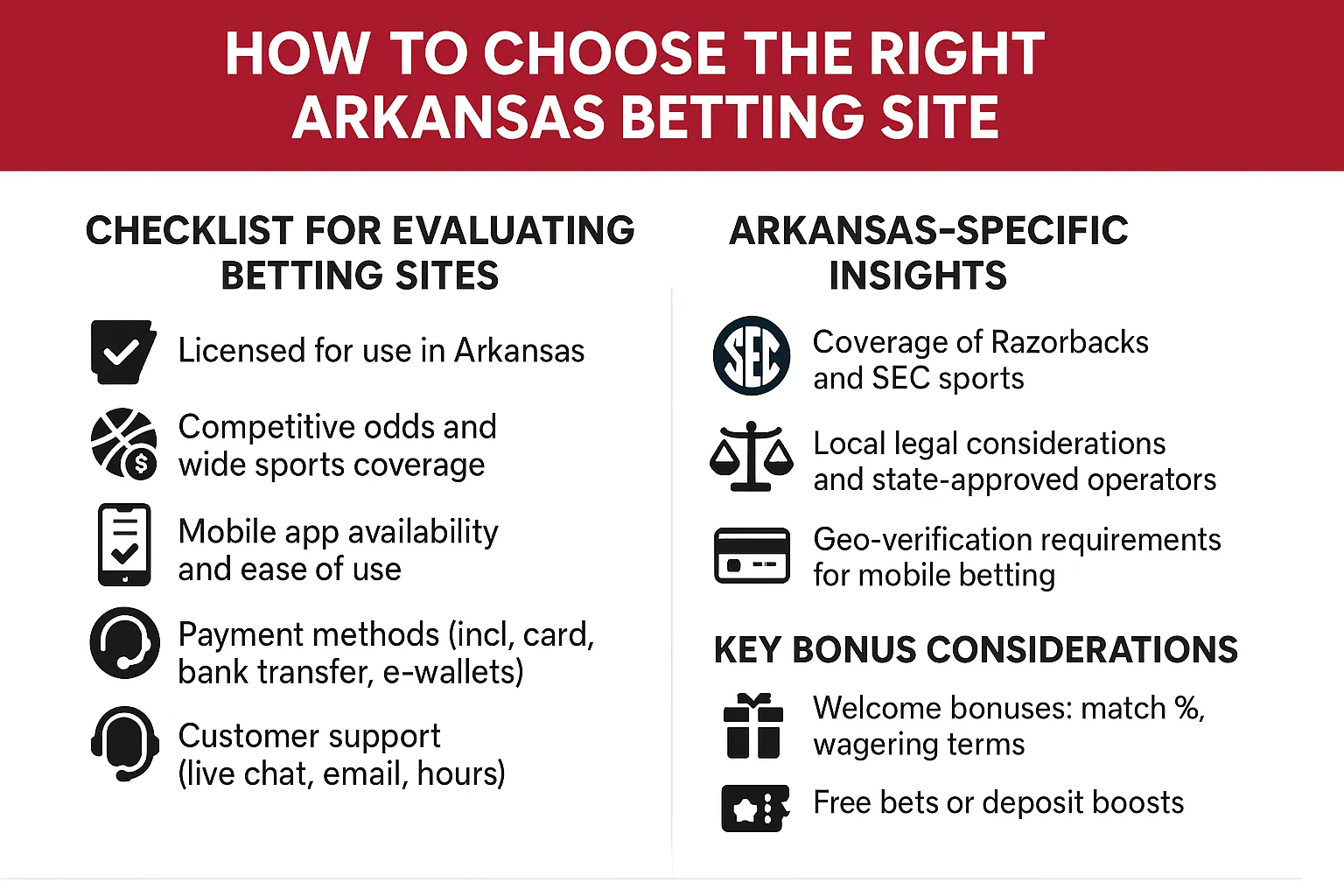 How to Choose the Right Arkansas Betting Site